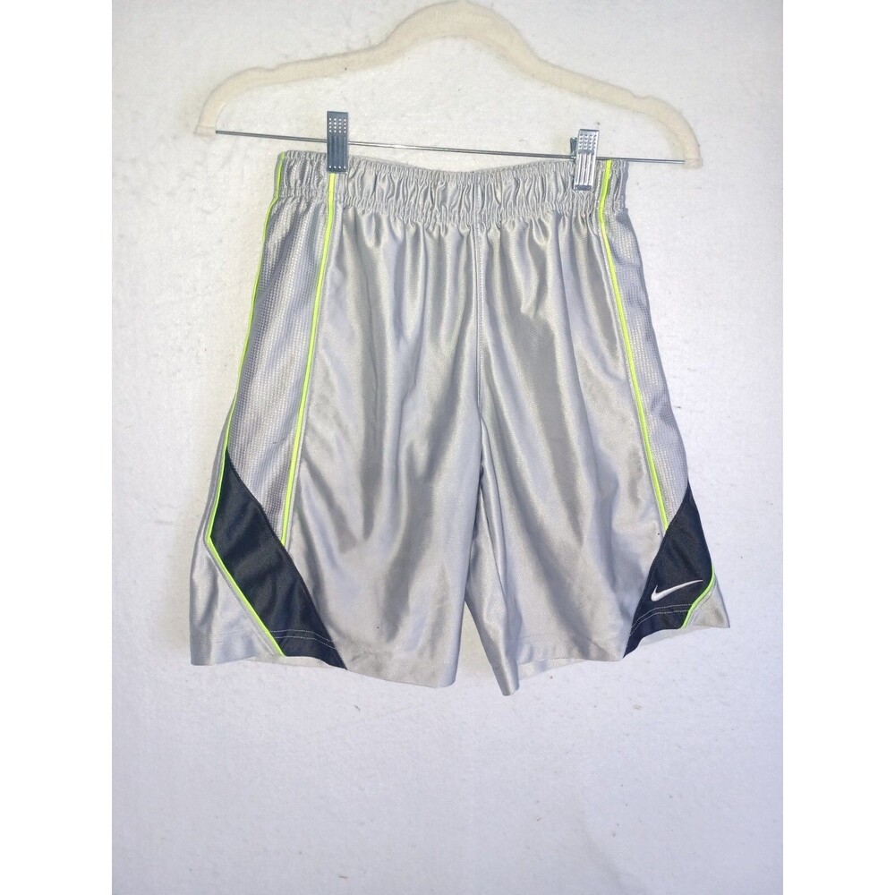Nike Shorts Mens Small Elastic Waist Running Dri-Fit Outdoor Basketball Gray